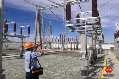 龍源望洋臺風電場開展電氣設備測溫工作